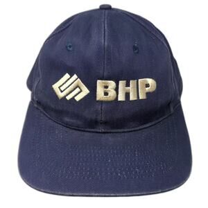 KC Snapback Hat Blue Gold OS BHP Embroidered Logo Adjustable Structured Cap